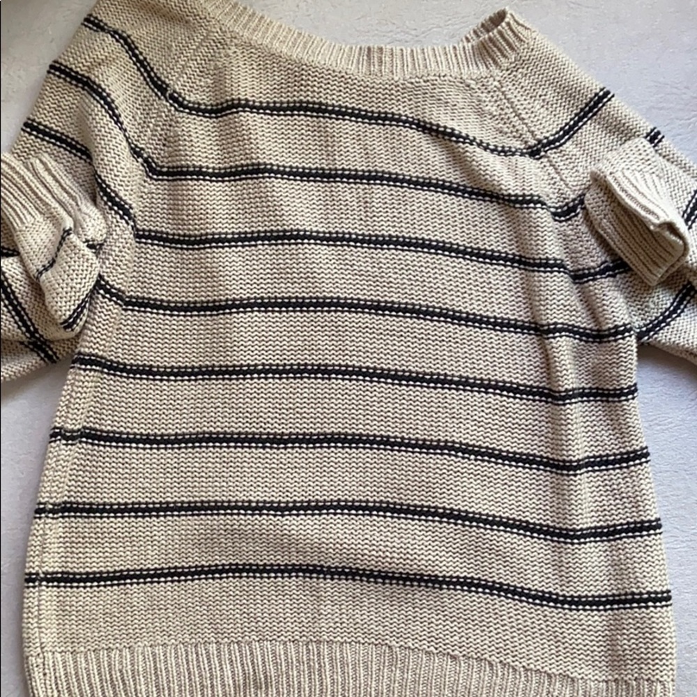 F21 striped sweater